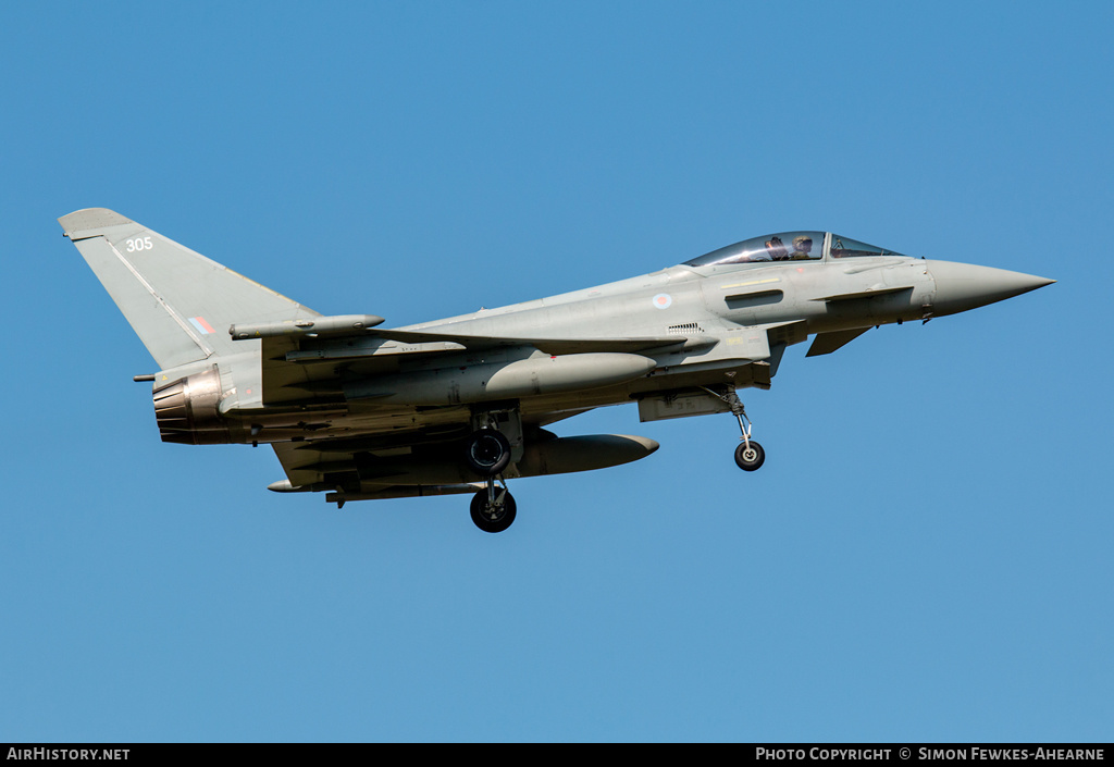 Aircraft Photo of ZK305 | Eurofighter EF-2000 Typhoon FGR4 | UK - Air Force | AirHistory.net #485305