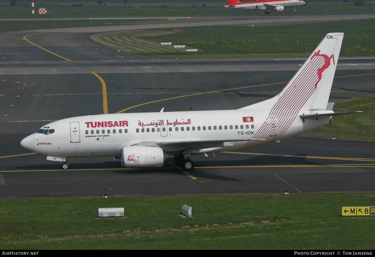 Aircraft Photo of TS-IOK | Boeing 737-6H3 | Tunisair | AirHistory.net #485311