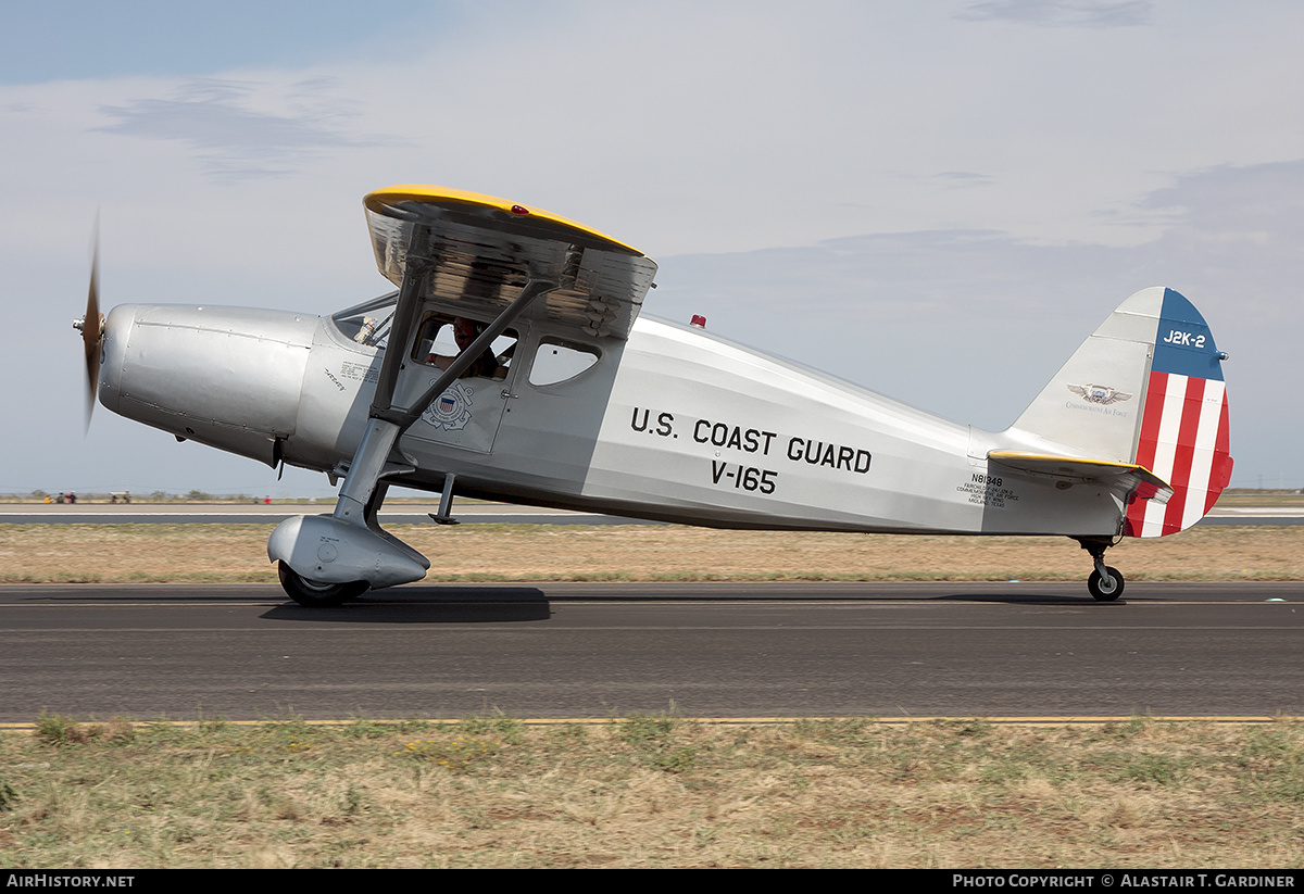 Aircraft Photo of N81348 / V-165 | Fairchild 24R-46 | Commemorative Air Force | USA - Coast Guard | AirHistory.net #485327