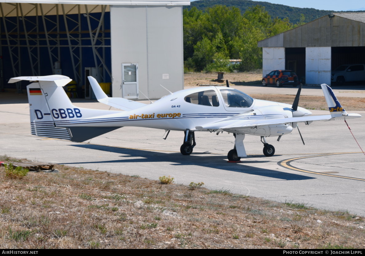 Aircraft Photo of D-GBBB | Diamond DA42 Twin Star | ATE - Air-Taxi Europe | AirHistory.net #485354