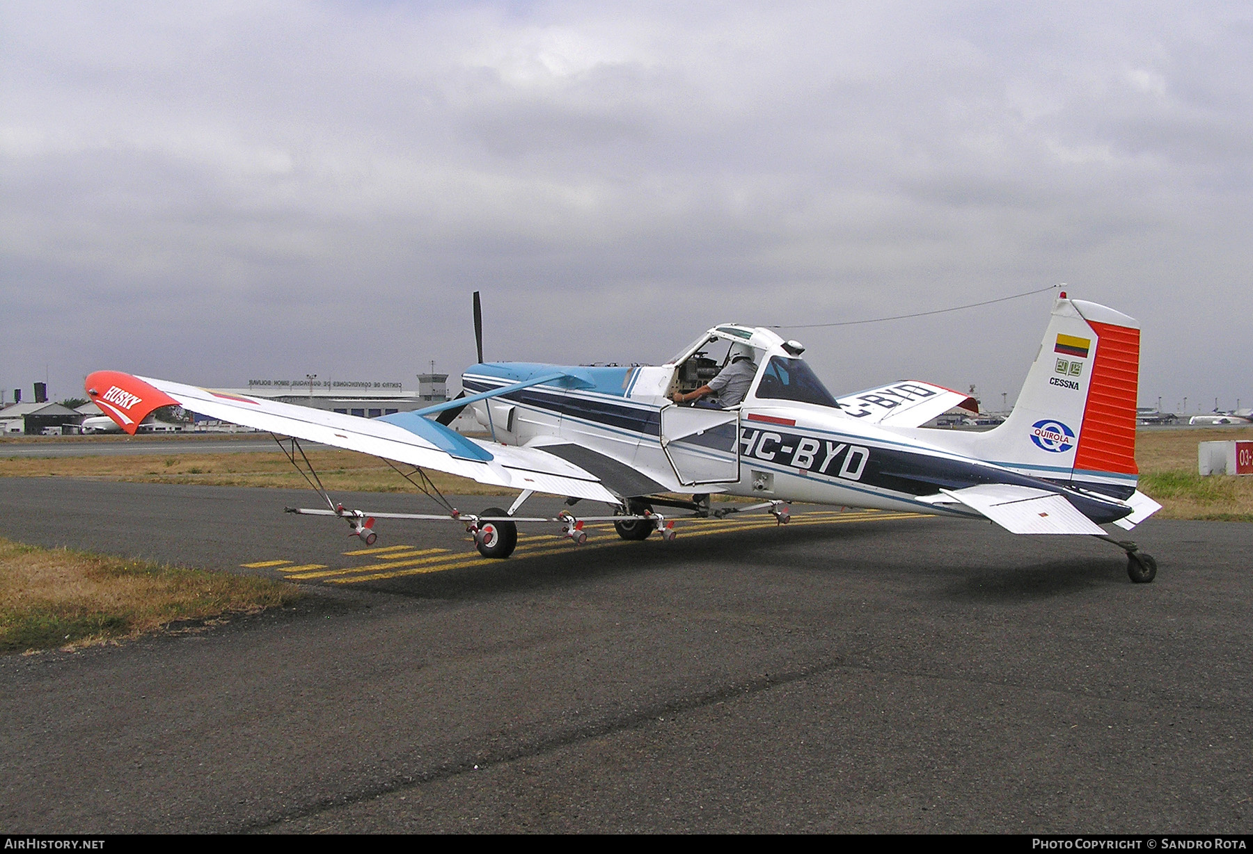 Aircraft Photo of HC-BYD | Cessna T188C Ag Husky | Quirola | AirHistory.net #485395