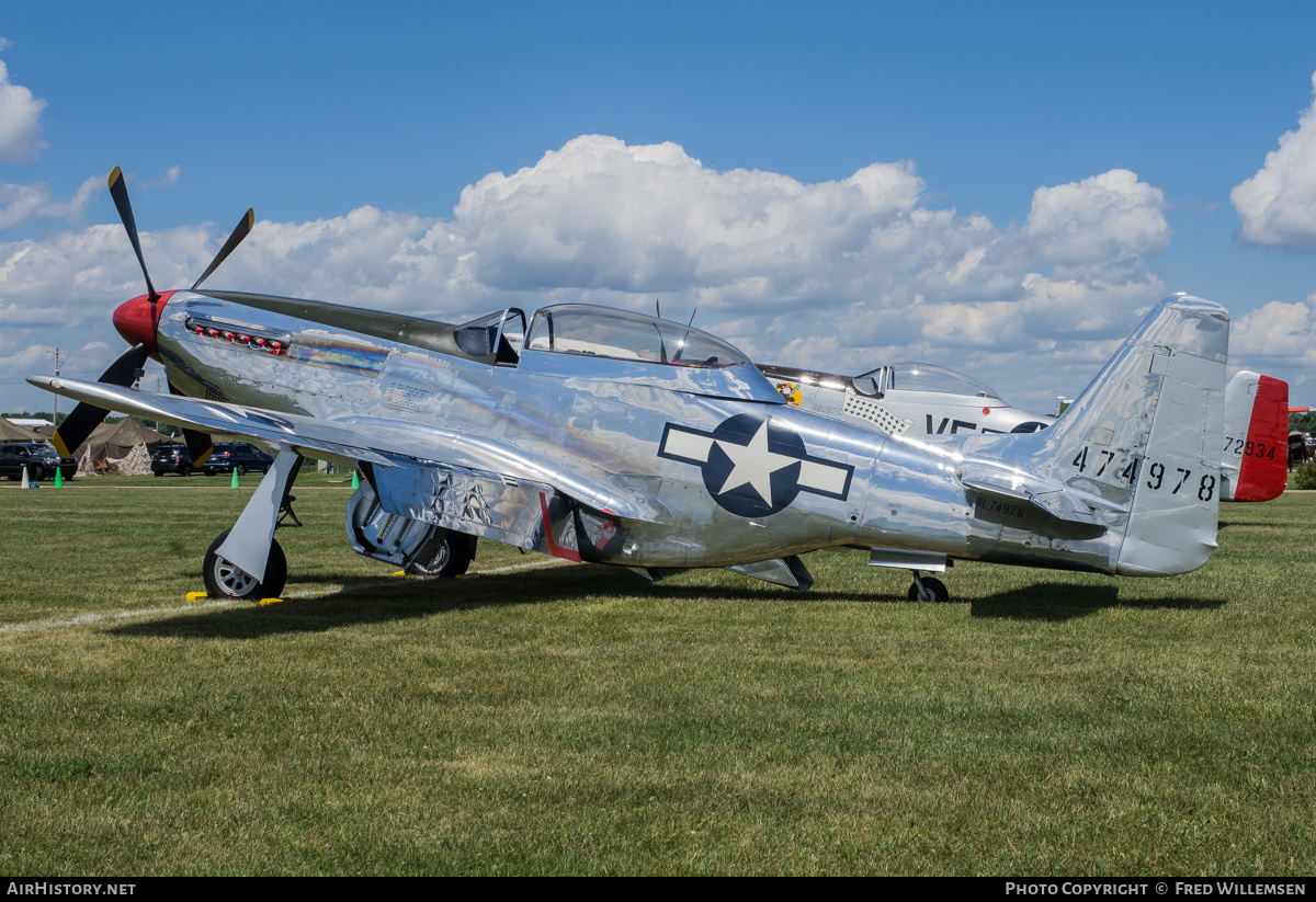 Aircraft Photo of N74798 / NL74978 / 44-74978 | North American P-51D Mustang | USA - Air Force | AirHistory.net #485408