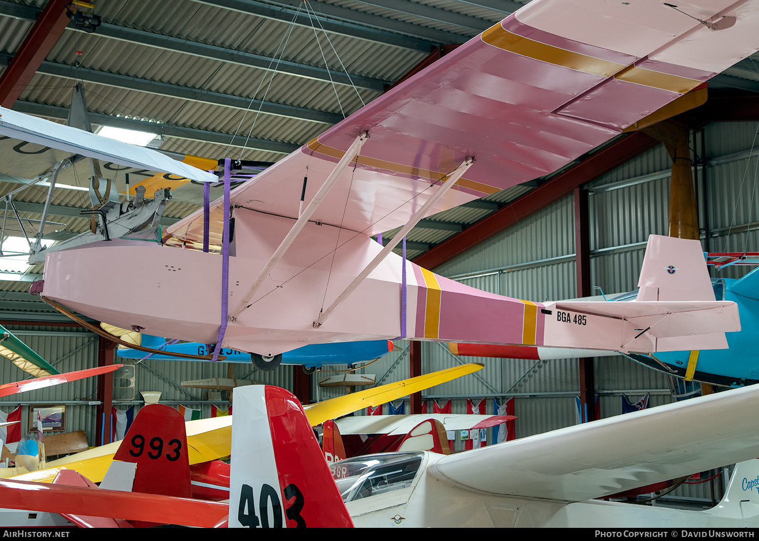 Aircraft Photo of BGA485 | Slingsby T-8 Kirby Tutor | AirHistory.net #485413