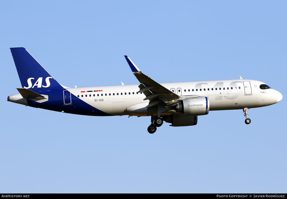 Aircraft Photo of EI-SIO | Airbus A320-251N | Scandinavian Airlines - SAS | AirHistory.net #485439