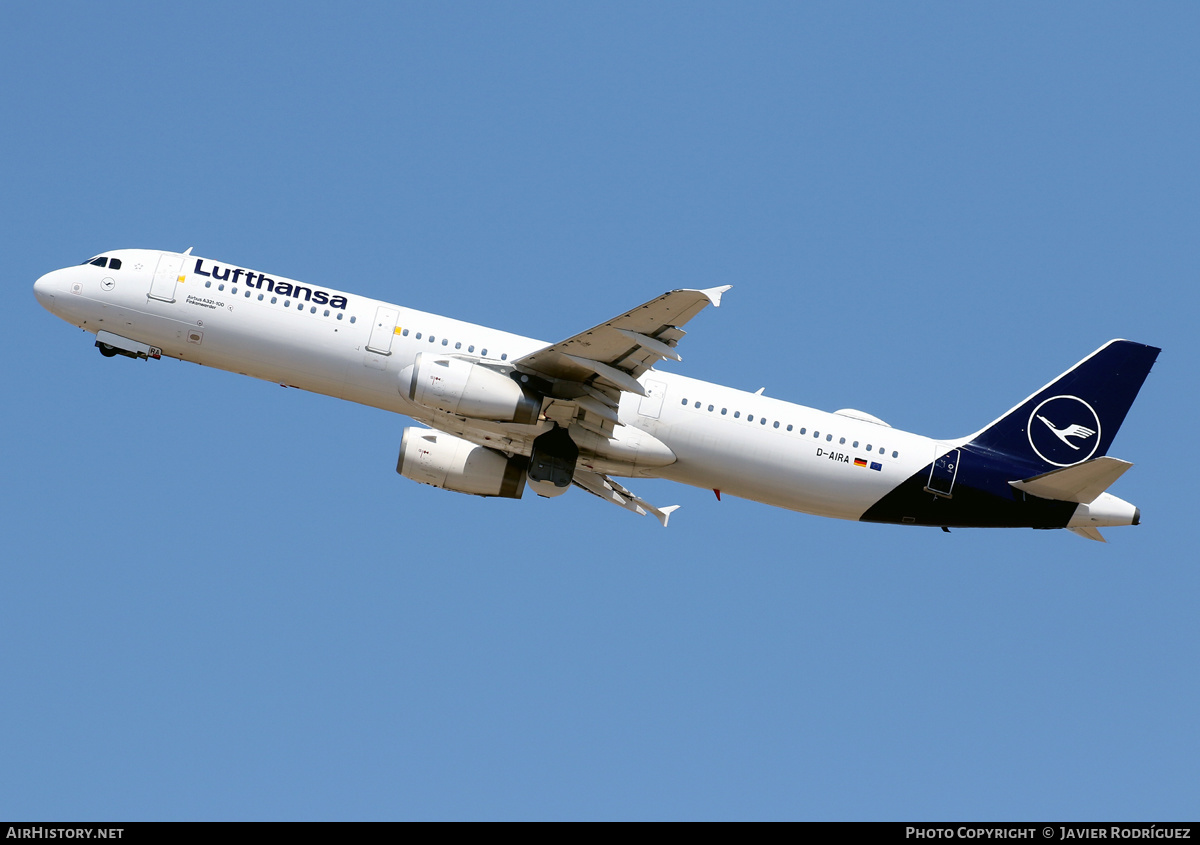 Aircraft Photo of D-AIRA | Airbus A321-131 | Lufthansa | AirHistory.net #485462