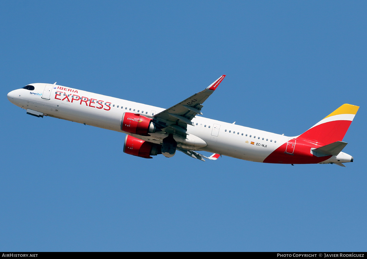 Aircraft Photo of EC-NJI | Airbus A321-251NX | Iberia Express | AirHistory.net #485463