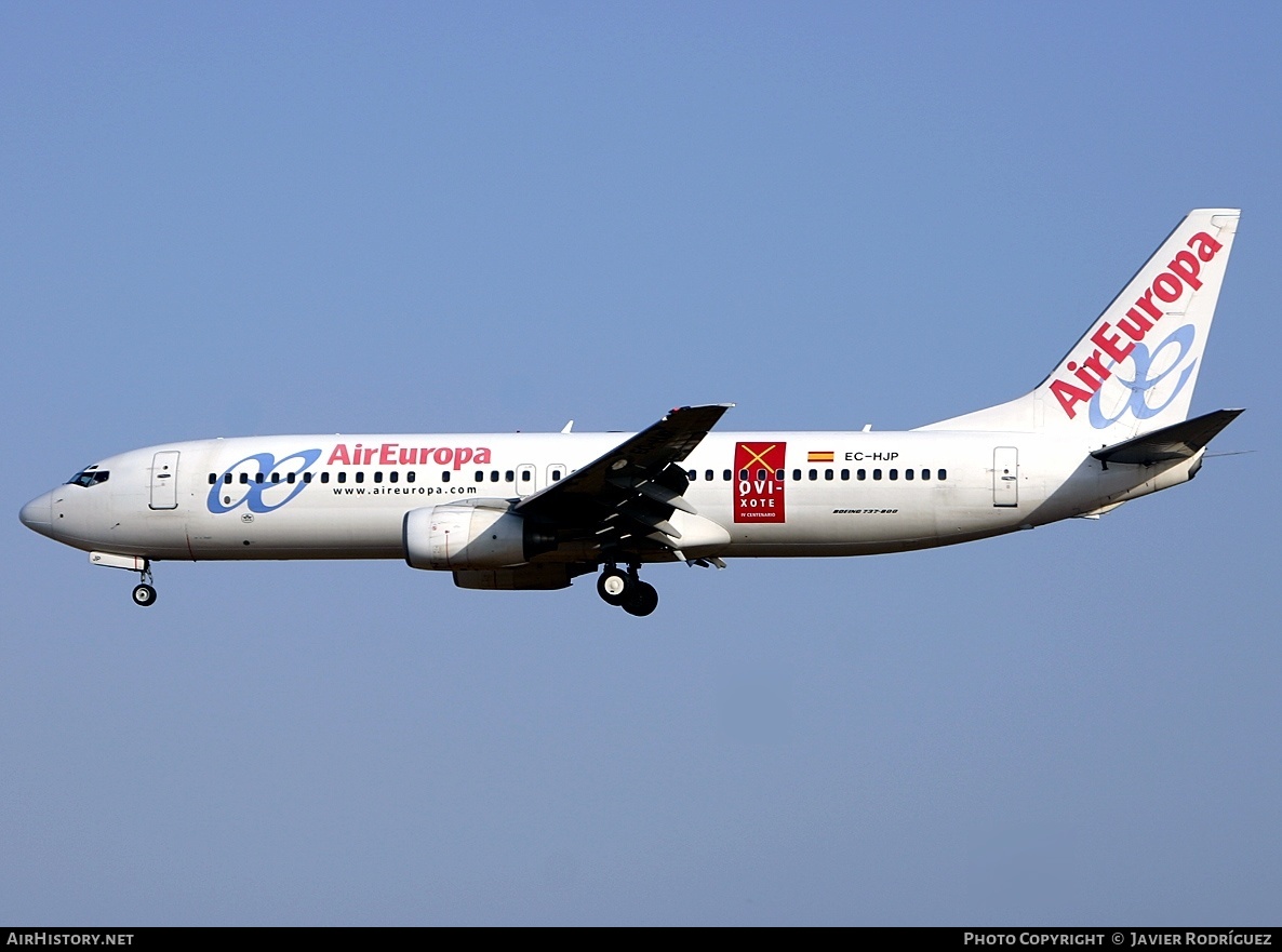 Aircraft Photo of EC-HJP | Boeing 737-85P | Air Europa | AirHistory.net #485466