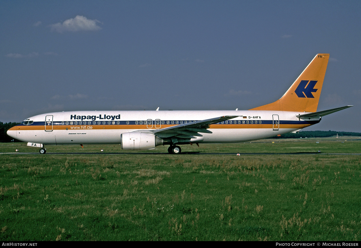 Aircraft Photo of D-AHFA | Boeing 737-8K5 | Hapag-Lloyd | AirHistory.net #485537