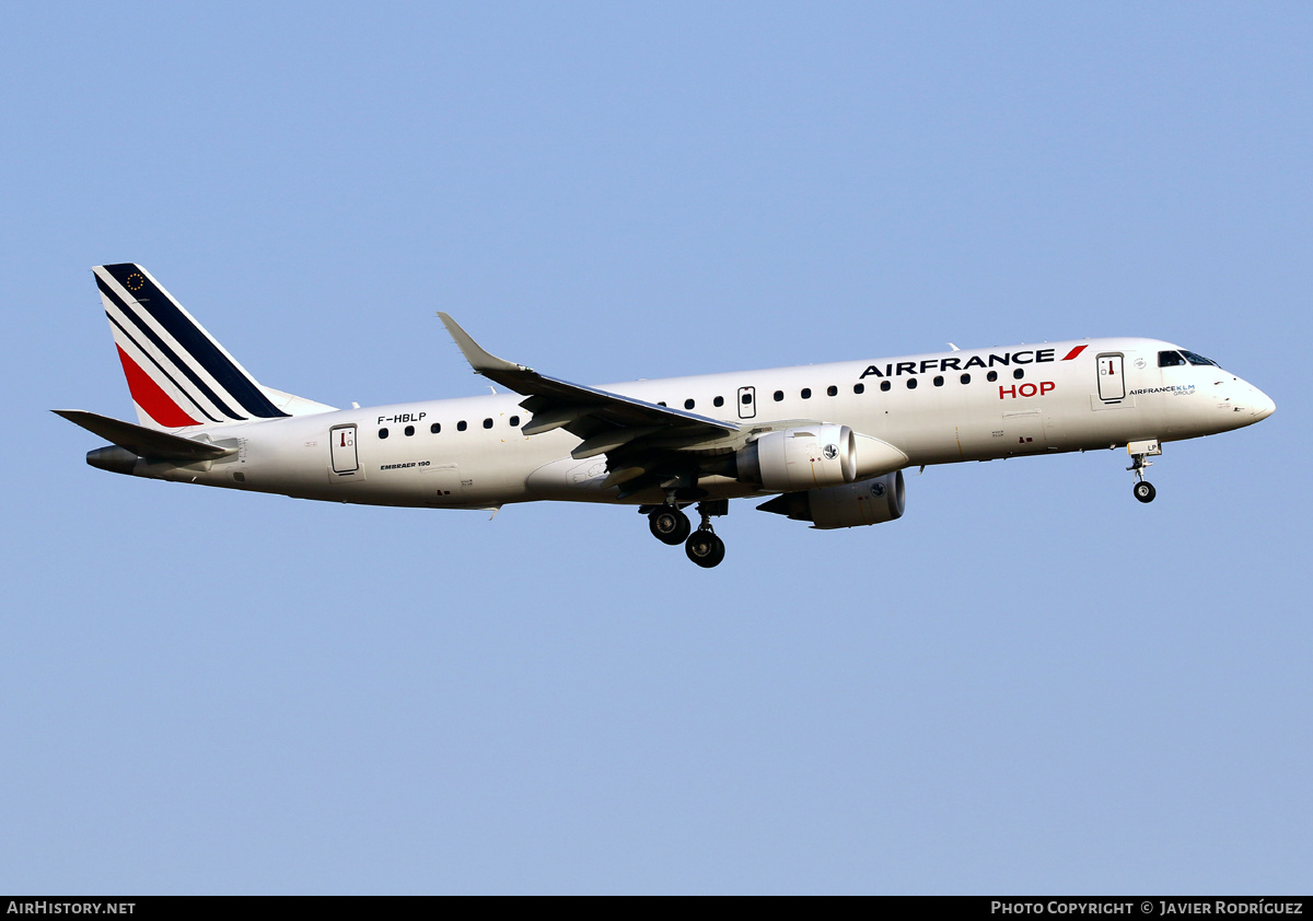 Aircraft Photo of F-HBLP | Embraer 190STD (ERJ-190-100STD) | Air France | AirHistory.net #485541