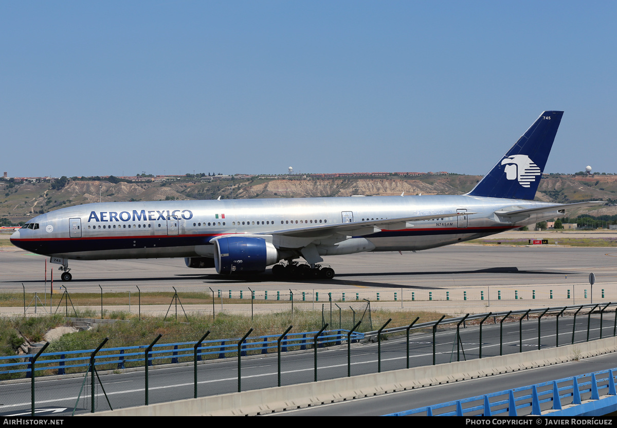 Aircraft Photo of N745AM | Boeing 777-2Q8/ER | AeroMéxico | AirHistory.net #485542