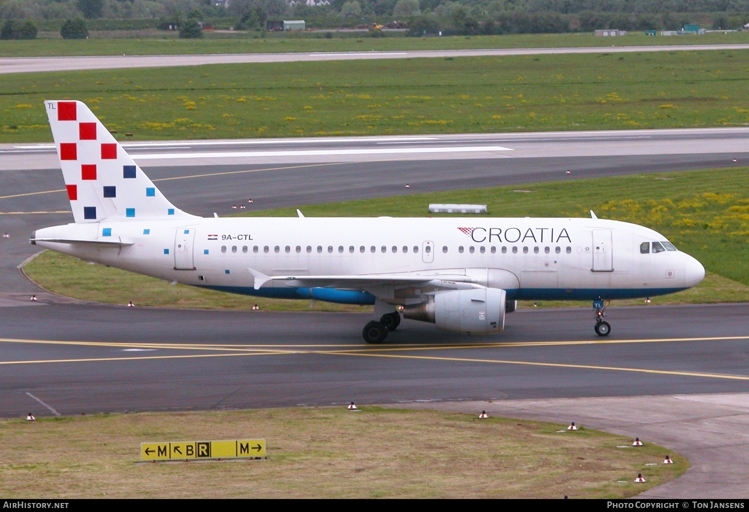 Aircraft Photo of 9A-CTL | Airbus A319-112 | Croatia Airlines | AirHistory.net #485563
