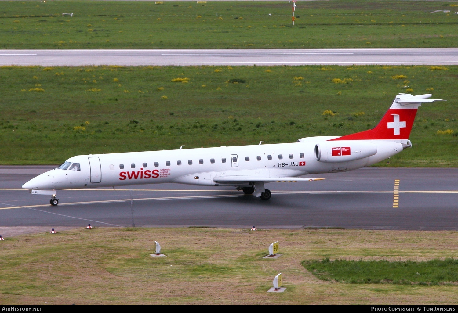 Aircraft Photo of HB-JAU | Embraer ERJ-145LU (EMB-145LU) | Swiss International Air Lines | AirHistory.net #485569