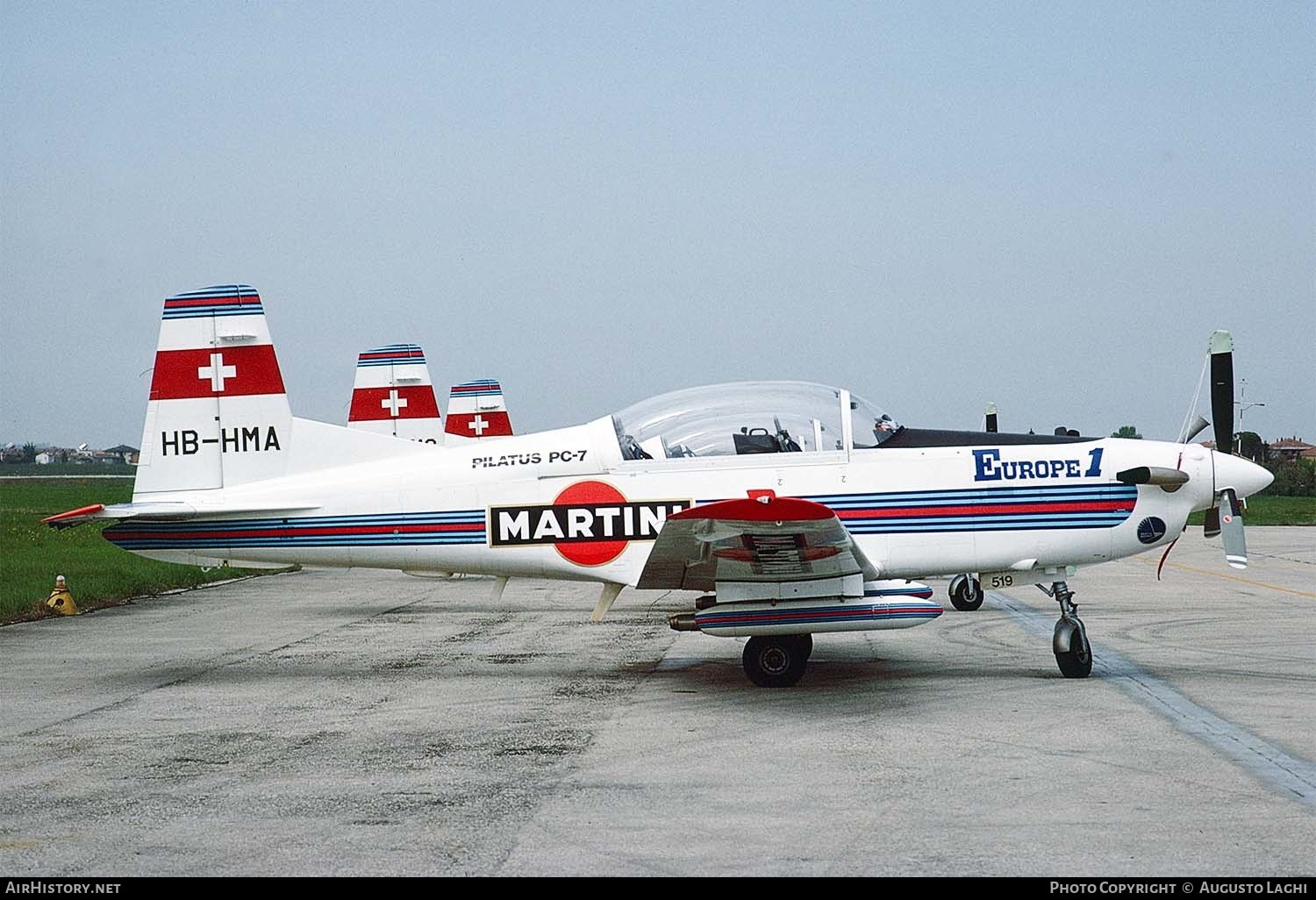 Aircraft Photo of HB-HMA | Pilatus PC-7 | Patrouille Martini-Europe1 | AirHistory.net #485578
