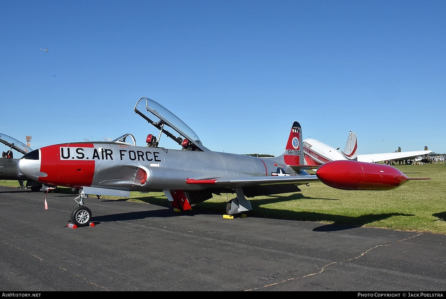 Aircraft Photo of N133KK / 56-0556 | Canadair T-33AN Silver Star 3 | USA - Air Force | AirHistory.net #485615