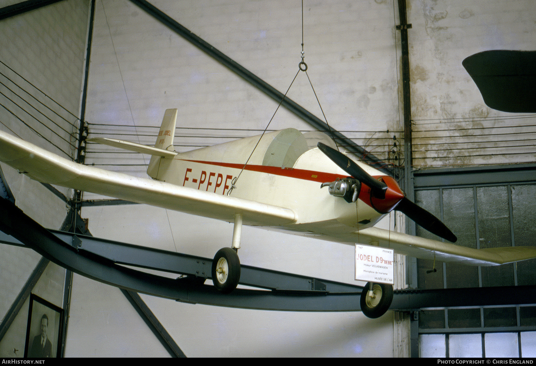 Aircraft Photo of F-PEPF | Jodel D-9 Bebe | AirHistory.net #485641