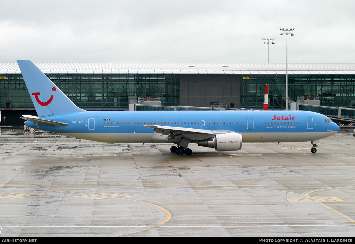 Aircraft Photo of OO-TUC | Boeing 767-341/ER | Jetair | AirHistory.net #485657