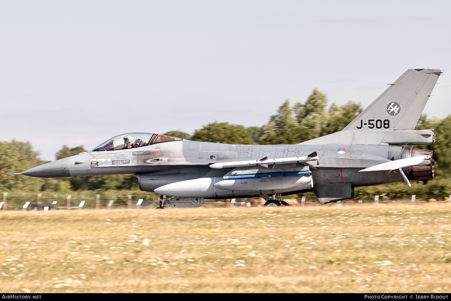 Aircraft Photo of J-508 | General Dynamics F-16A Fighting Falcon | Netherlands - Air Force | AirHistory.net #485676