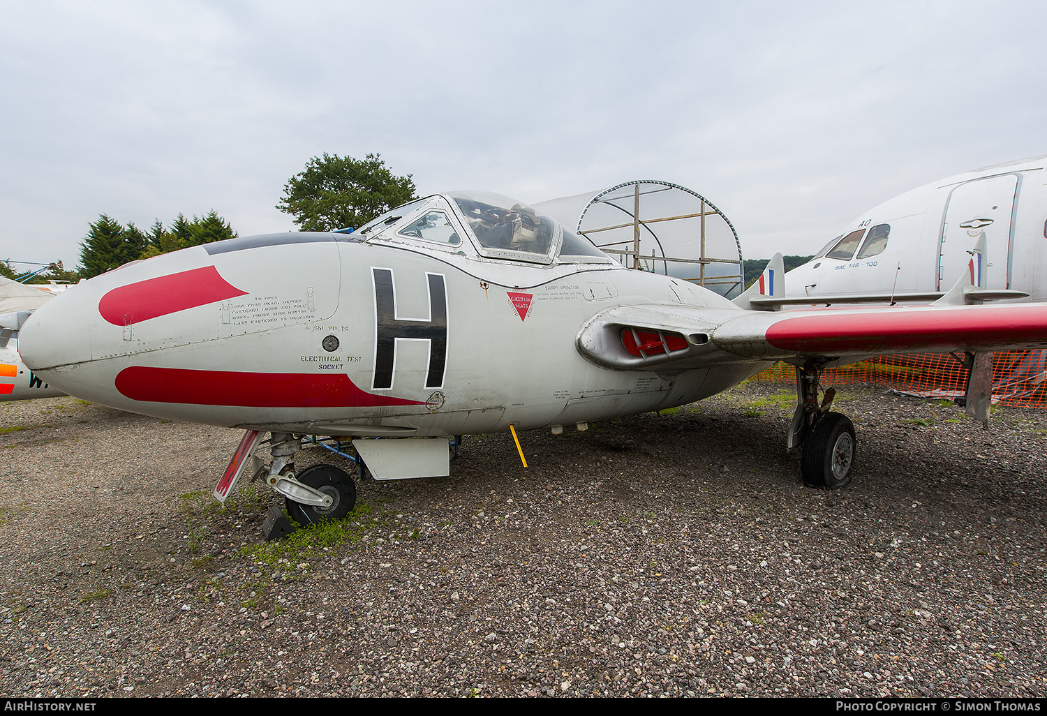 Aircraft Photo of XJ772 | De Havilland D.H. 115 Vampire T11 | UK - Air Force | AirHistory.net #485683