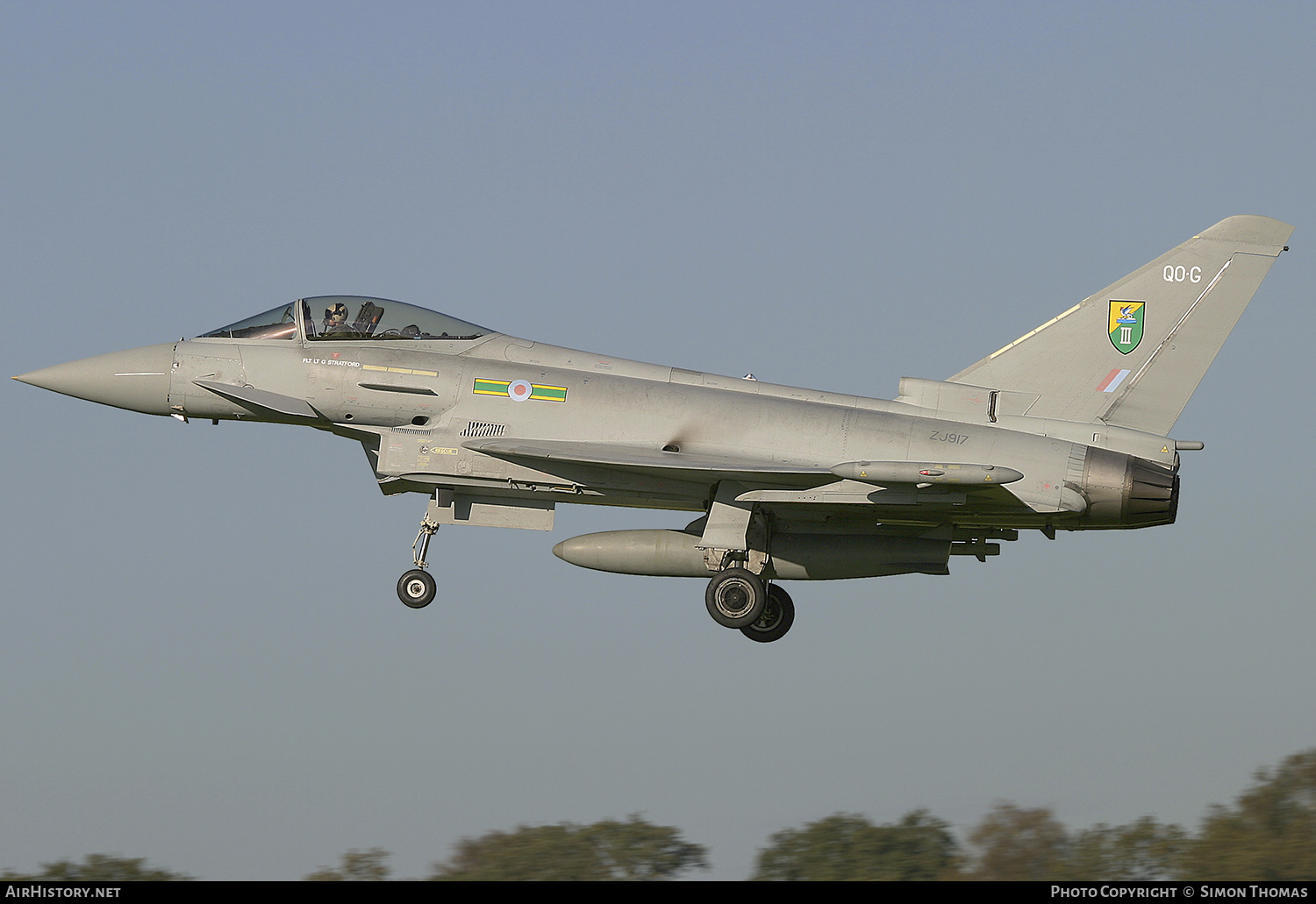 Aircraft Photo of ZJ917 | Eurofighter EF-2000 Typhoon F2 | UK - Air Force | AirHistory.net #485688