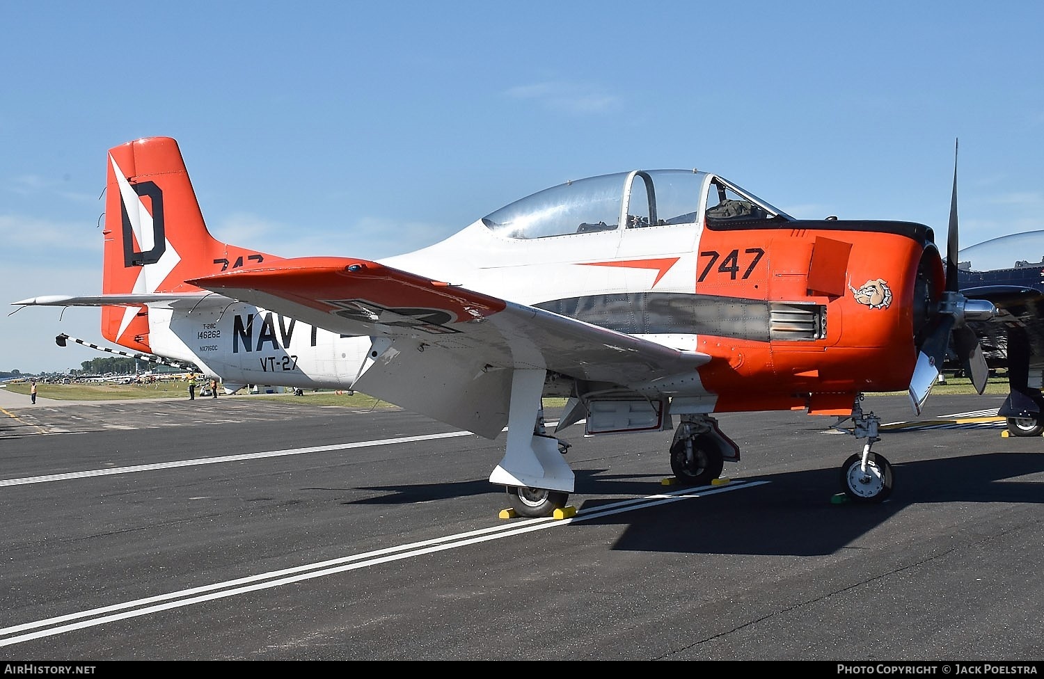 Aircraft Photo of N7160C / 146262 | North American T-28C Trojan | USA - Navy | AirHistory.net #485692