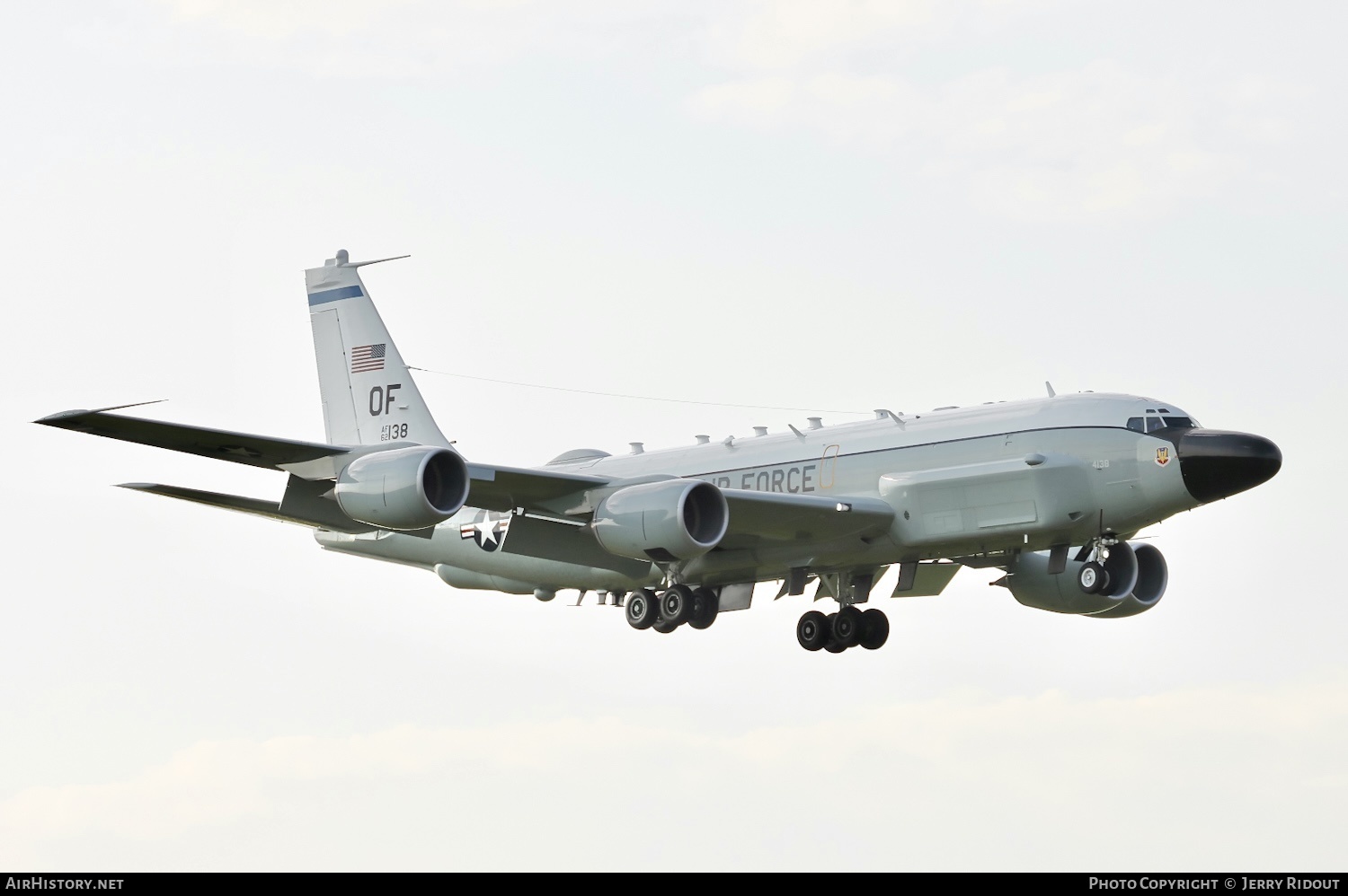 Aircraft Photo of 62-4138 / AF62-4138 | Boeing RC-135W | USA - Air Force | AirHistory.net #485709