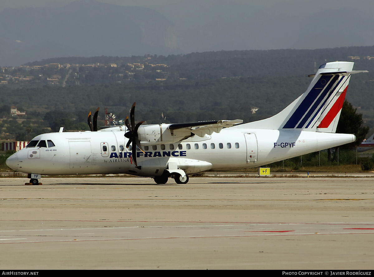 Aircraft Photo of F-GPYF | ATR ATR-42-500 | Air France | AirHistory.net #485727