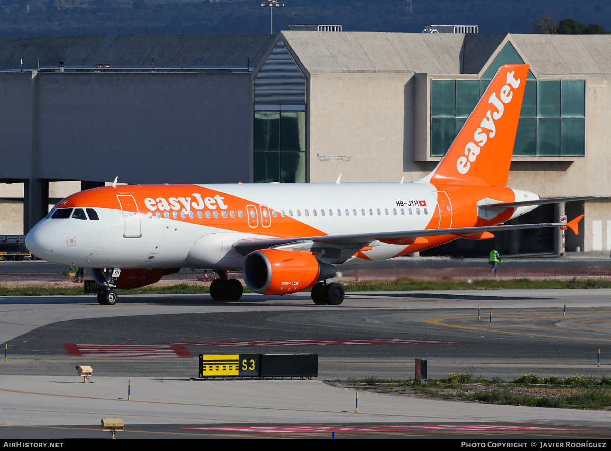 Aircraft Photo of HB-JYH | Airbus A319-111 | EasyJet | AirHistory.net #485741