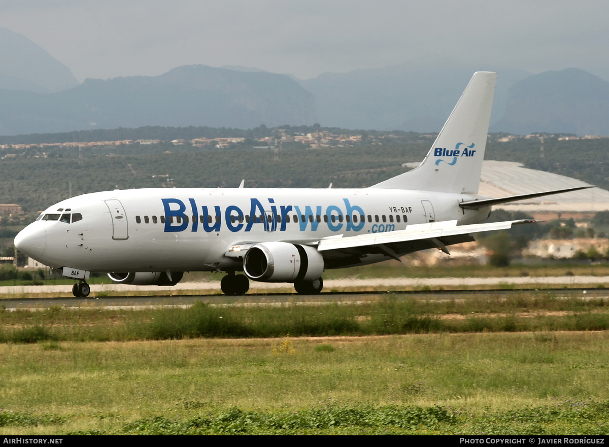 Aircraft Photo of YR-BAF | Boeing 737-322 | Blue Air | AirHistory.net #485745