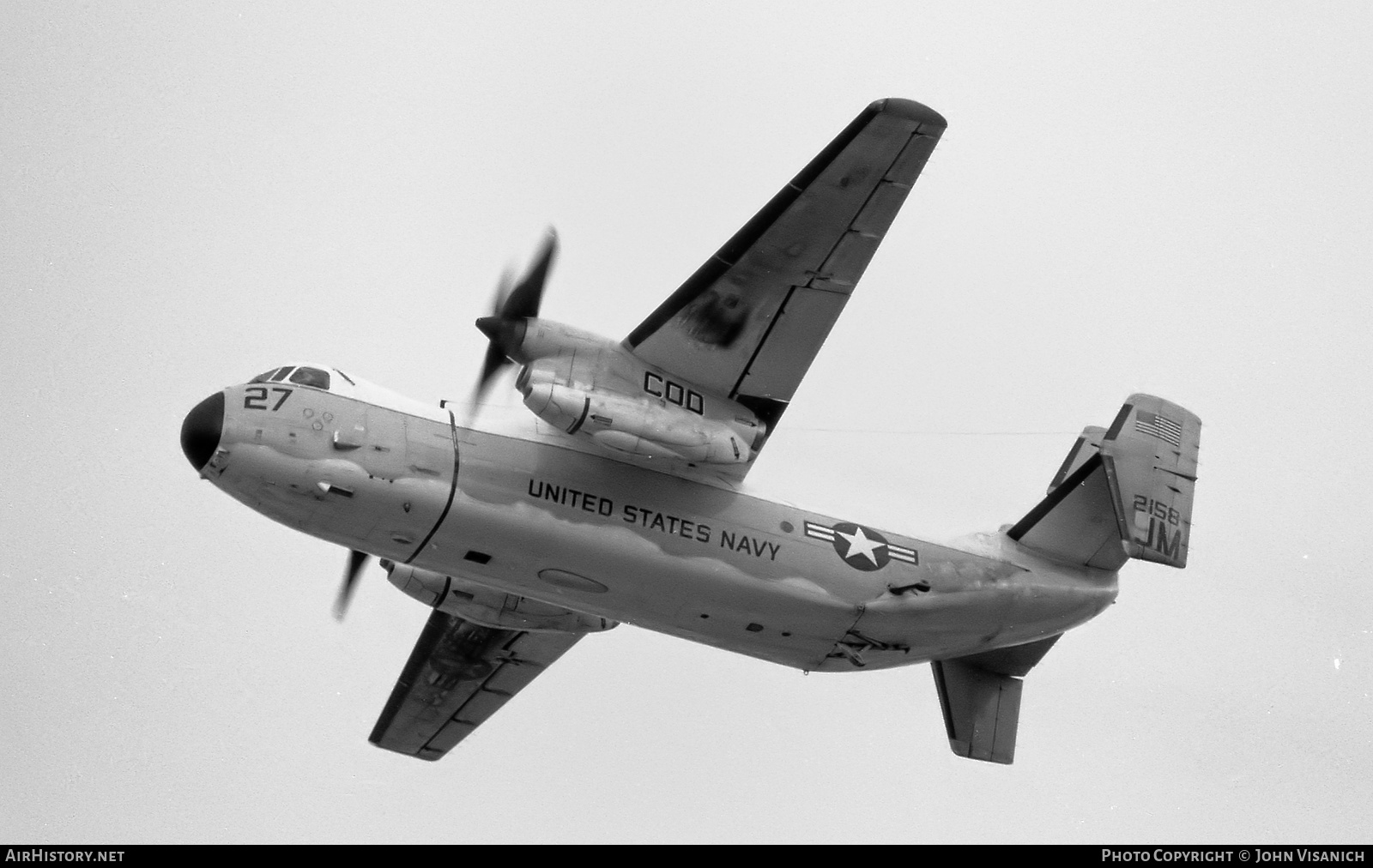 Aircraft Photo of 162158 / 2158 | Grumman C-2A Greyhound | USA - Navy | AirHistory.net #485779