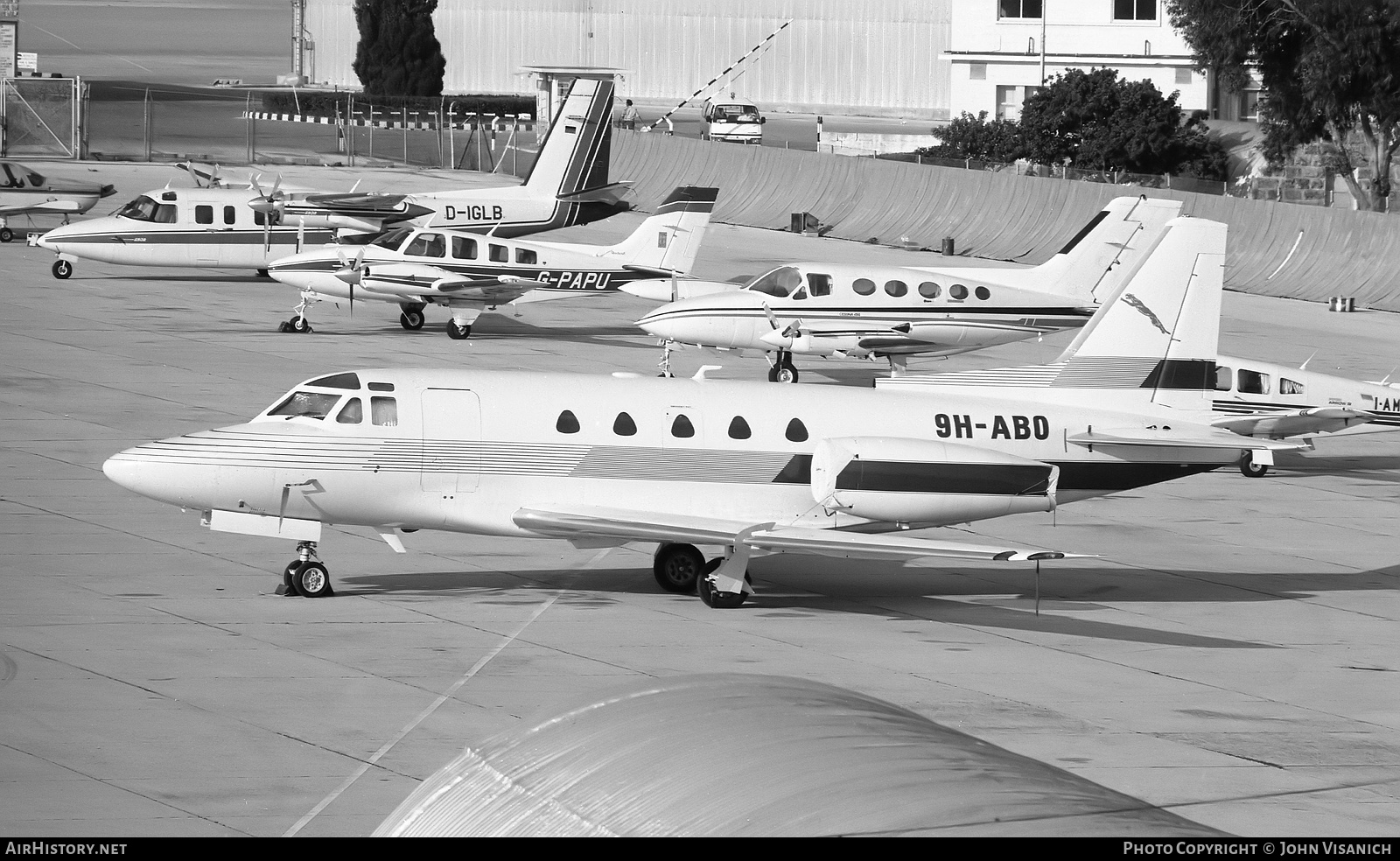 Aircraft Photo of 9H-ABO | North American Rockwell NA-465 Sabreliner 65 | AirHistory.net #485780