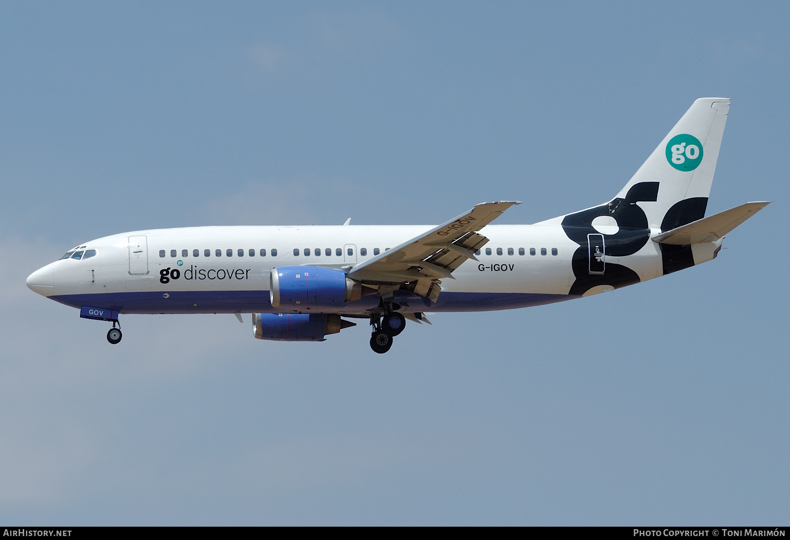 Aircraft Photo of G-IGOV | Boeing 737-3M8 | Go Fly | AirHistory.net #485783