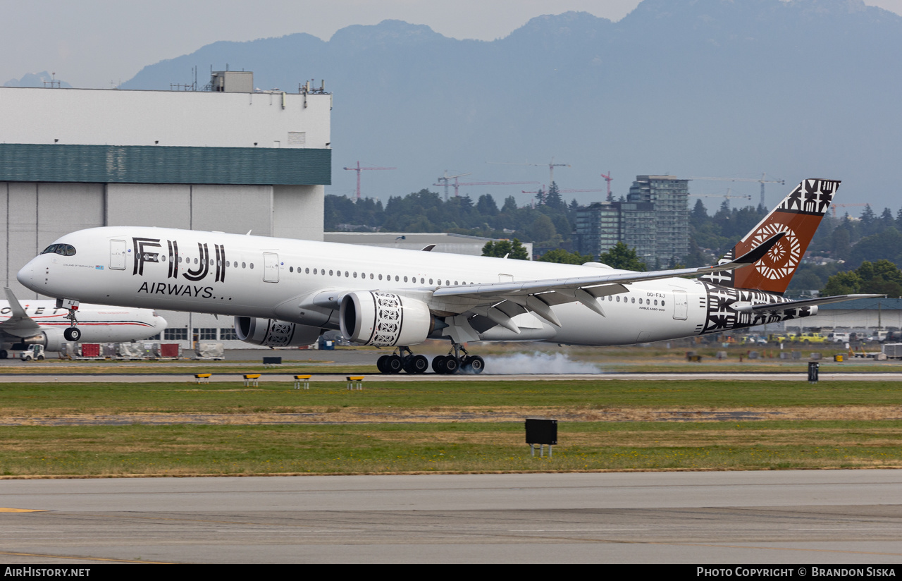 Aircraft Photo of DQ-FAJ | Airbus A350-941 | Fiji Airways | AirHistory.net #485787