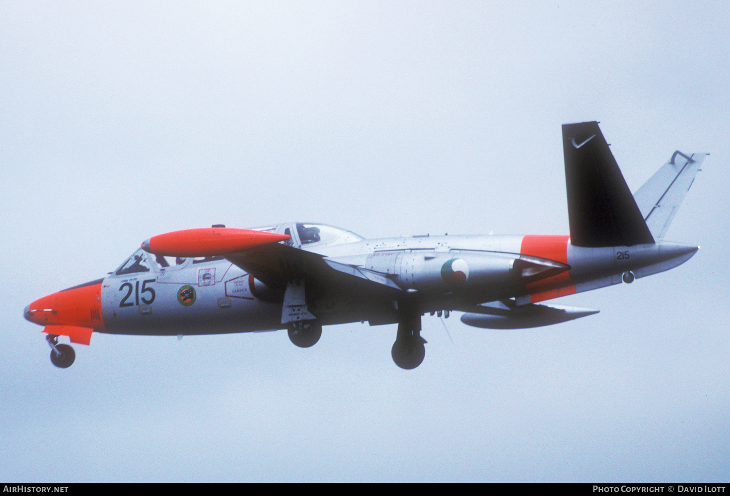 Aircraft Photo of 215 | Fouga CM-170R Magister | Ireland - Air Force | AirHistory.net #485805
