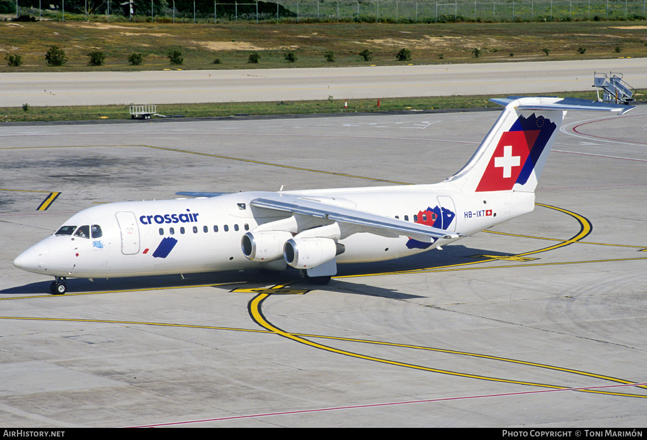 Aircraft Photo of HB-IXT | British Aerospace Avro 146-RJ100 | Crossair | AirHistory.net #485861