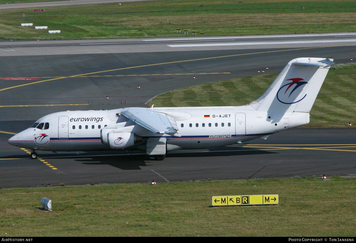 Aircraft Photo of D-AJET | British Aerospace BAe-146-200 | Eurowings | AirHistory.net #485874