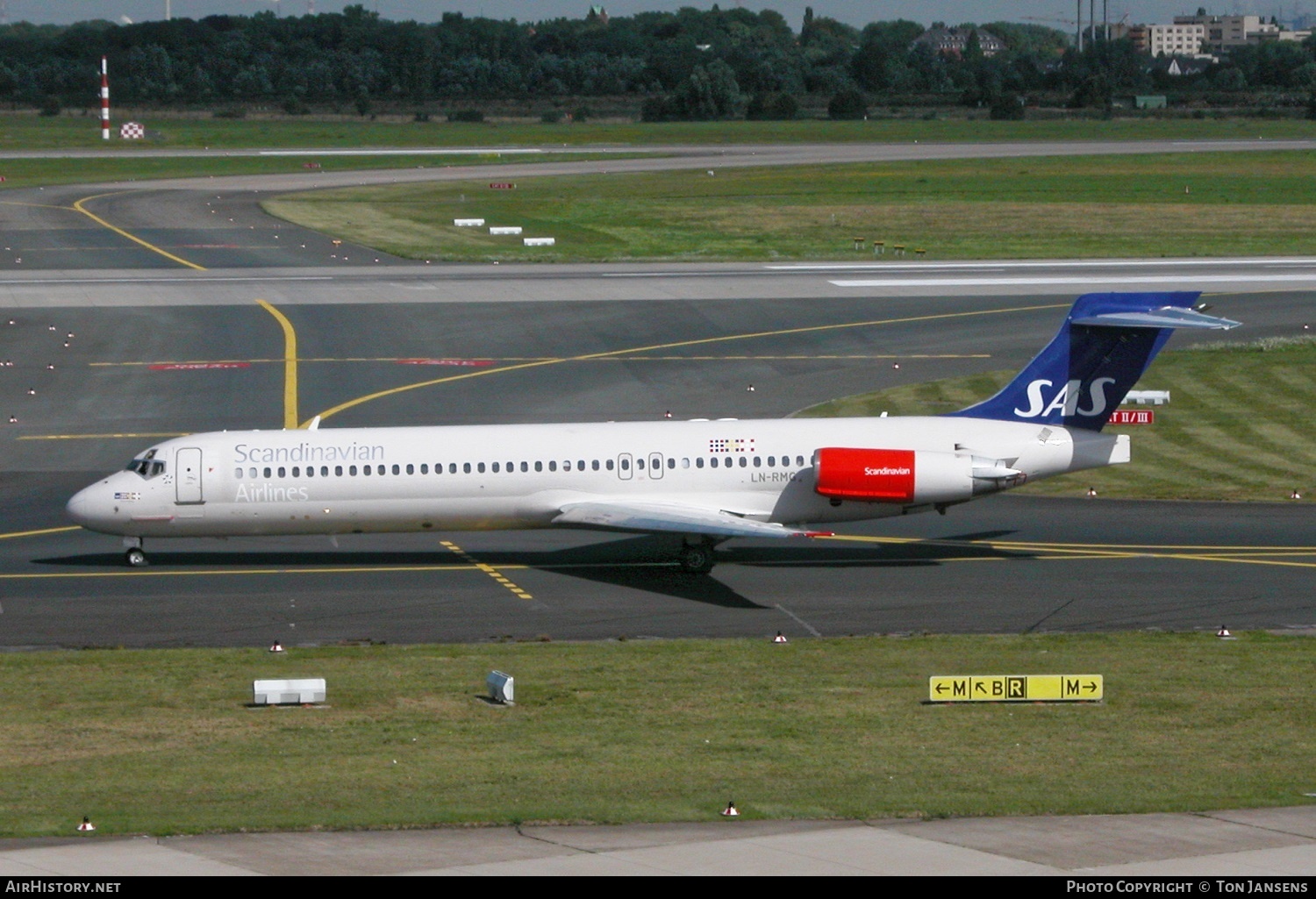 Aircraft Photo of LN-RMG | McDonnell Douglas MD-87 (DC-9-87) | Scandinavian Airlines - SAS | AirHistory.net #485876
