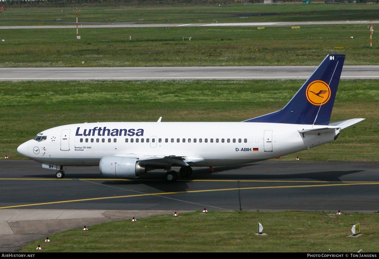 Aircraft Photo of D-ABIH | Boeing 737-530 | Lufthansa | AirHistory.net #485882