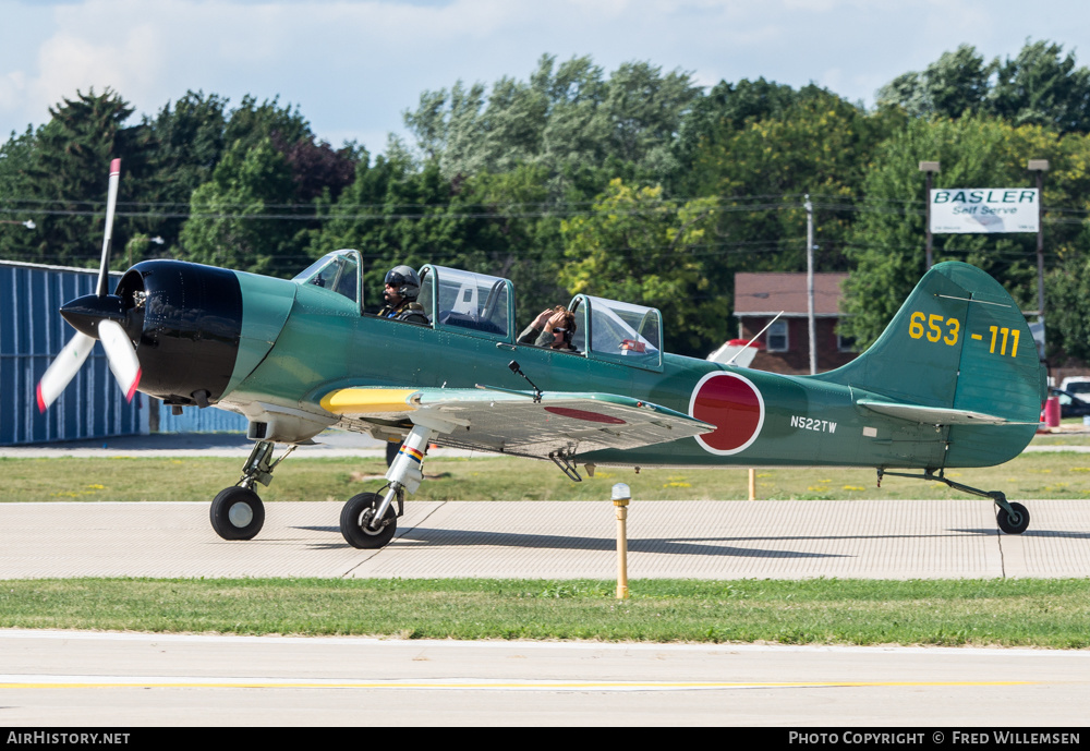 Aircraft Photo of N522TW | Yakovlev Yak-52TW | Japan - Air Force | AirHistory.net #485890