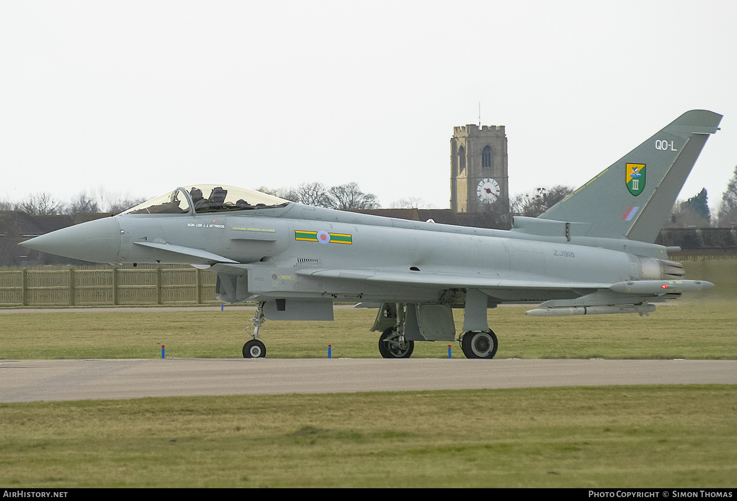 Aircraft Photo of ZJ918 | Eurofighter EF-2000 Typhoon F2 | UK - Air Force | AirHistory.net #485911