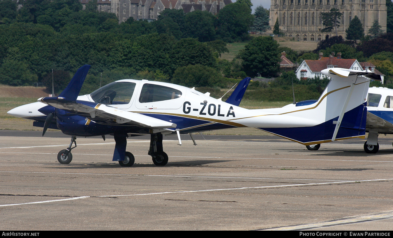 Aircraft Photo of G-ZOLA | Diamond DA42 NG Twin Star | AirHistory.net #485928