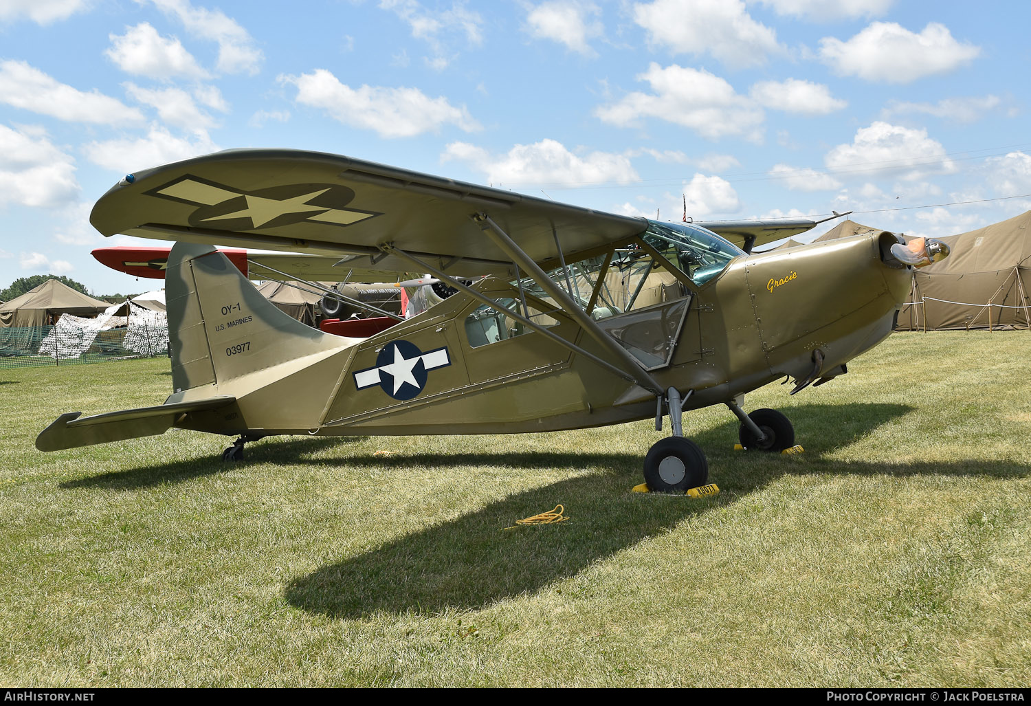 Aircraft Photo of N8071 / 03977 | Stinson OY-1 Sentinel | USA - Marines | AirHistory.net #485941