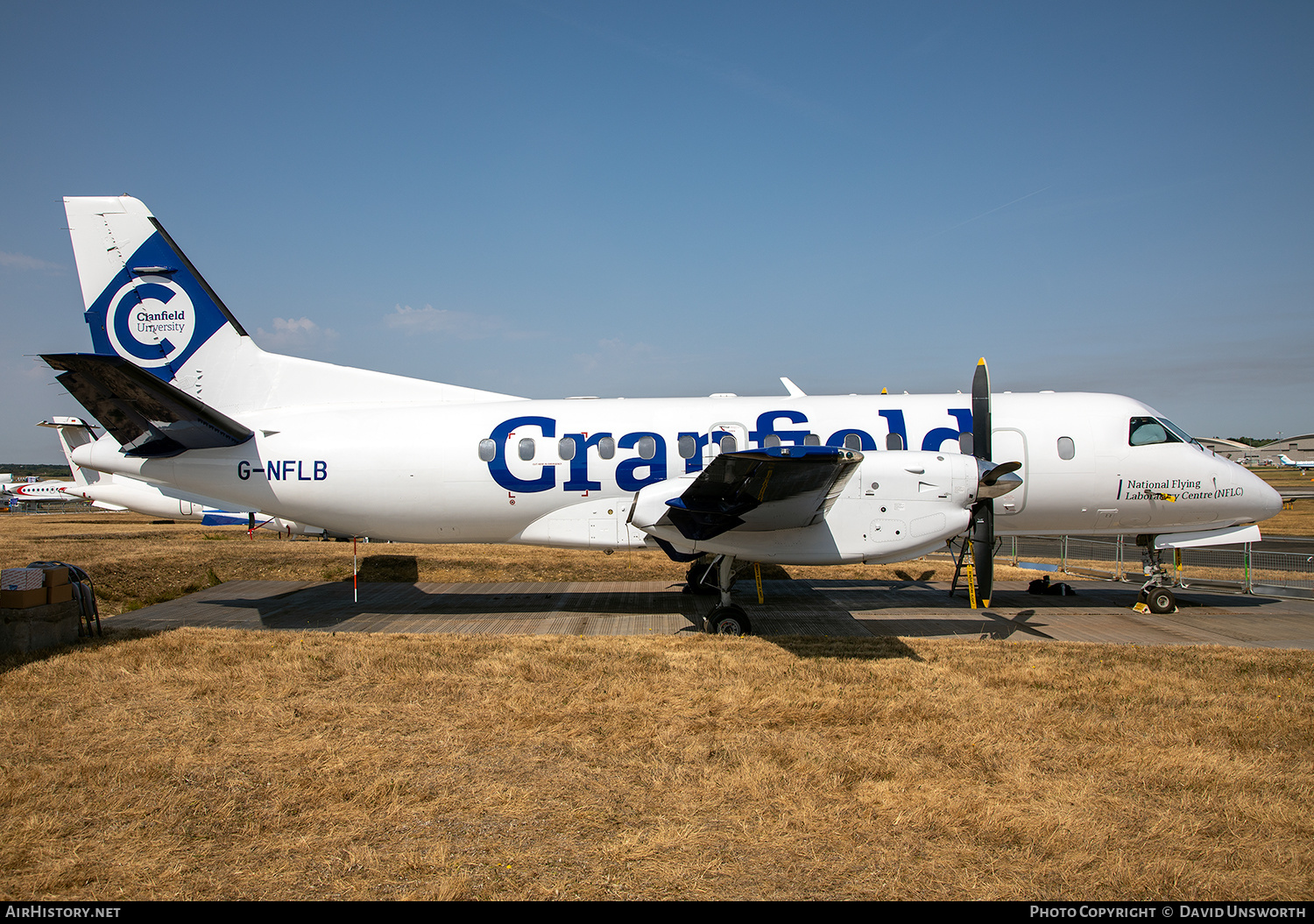 Aircraft Photo of G-NFLB | Saab 340B | Cranfield University | AirHistory.net #485968