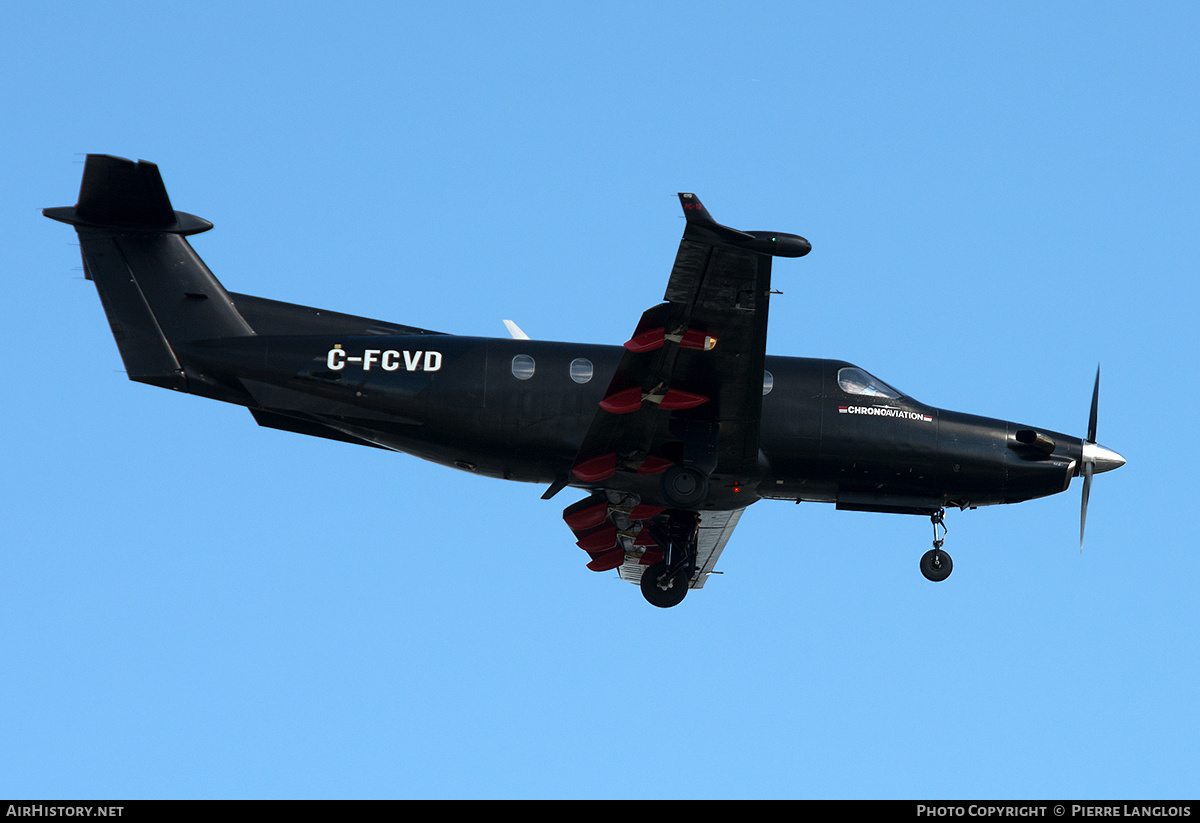Aircraft Photo of C-FCVD | Pilatus PC-12/45 | Chrono Aviation | AirHistory.net #485976