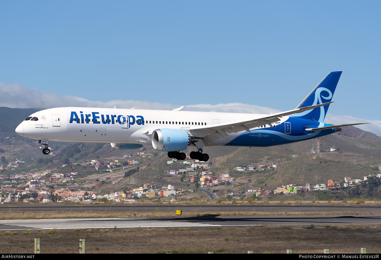 Aircraft Photo of EC-NVY | Boeing 787-9 Dreamliner | Air Europa | AirHistory.net #485984