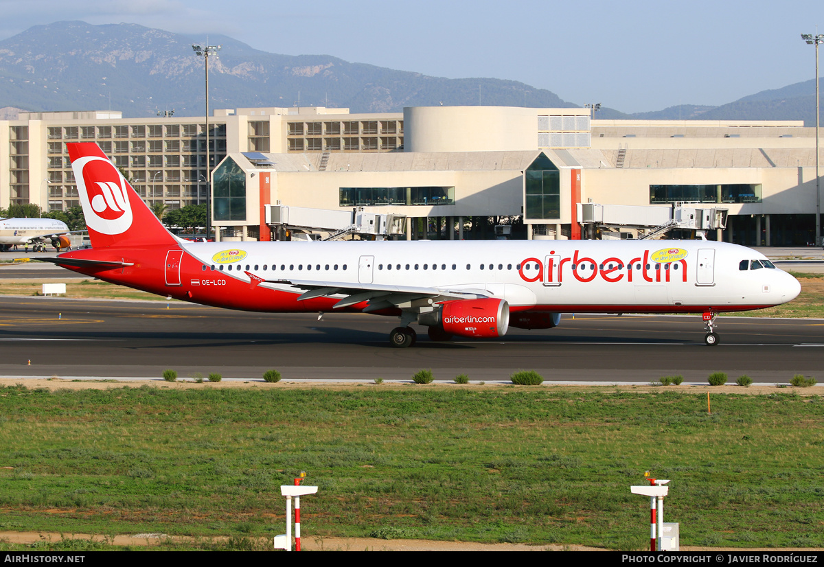 Aircraft Photo of OE-LCD | Airbus A321-211 | Air Berlin | AirHistory.net #485988