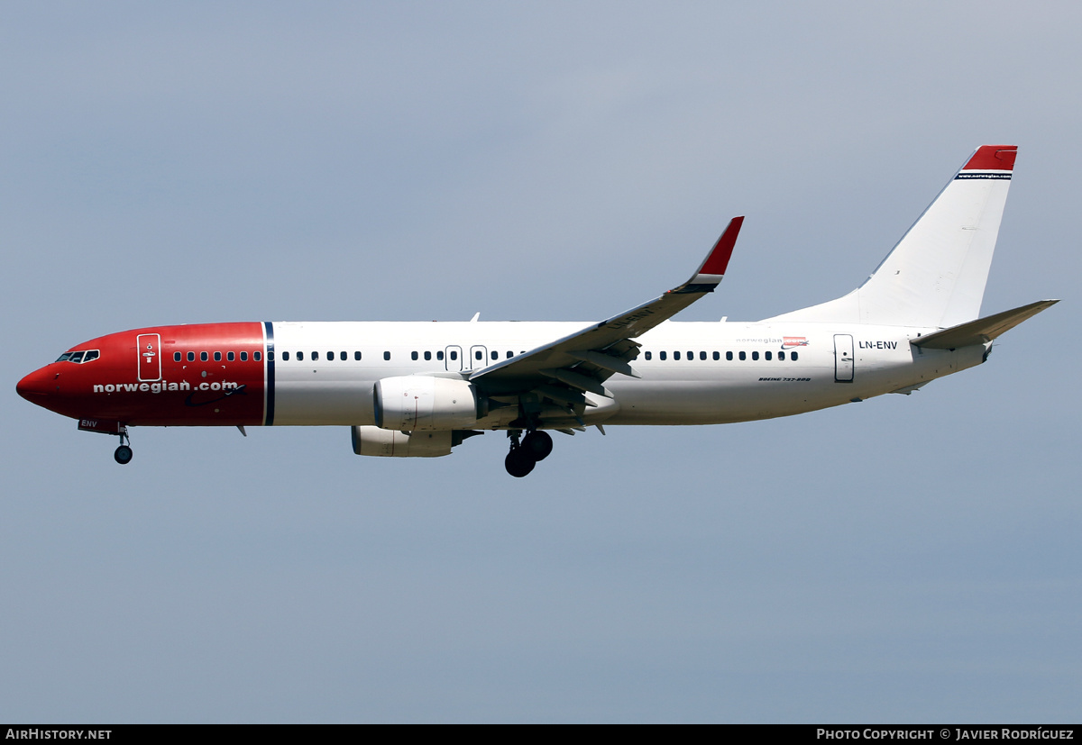 Aircraft Photo of LN-ENV | Boeing 737-8JP | Norwegian | AirHistory.net #485989