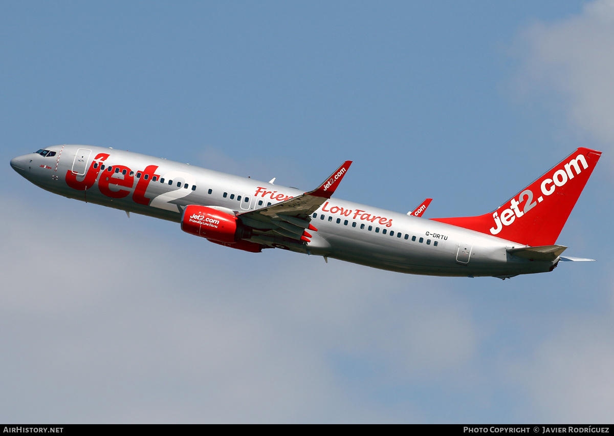 Aircraft Photo of G-DRTU | Boeing 737-86N | Jet2 | AirHistory.net #486017