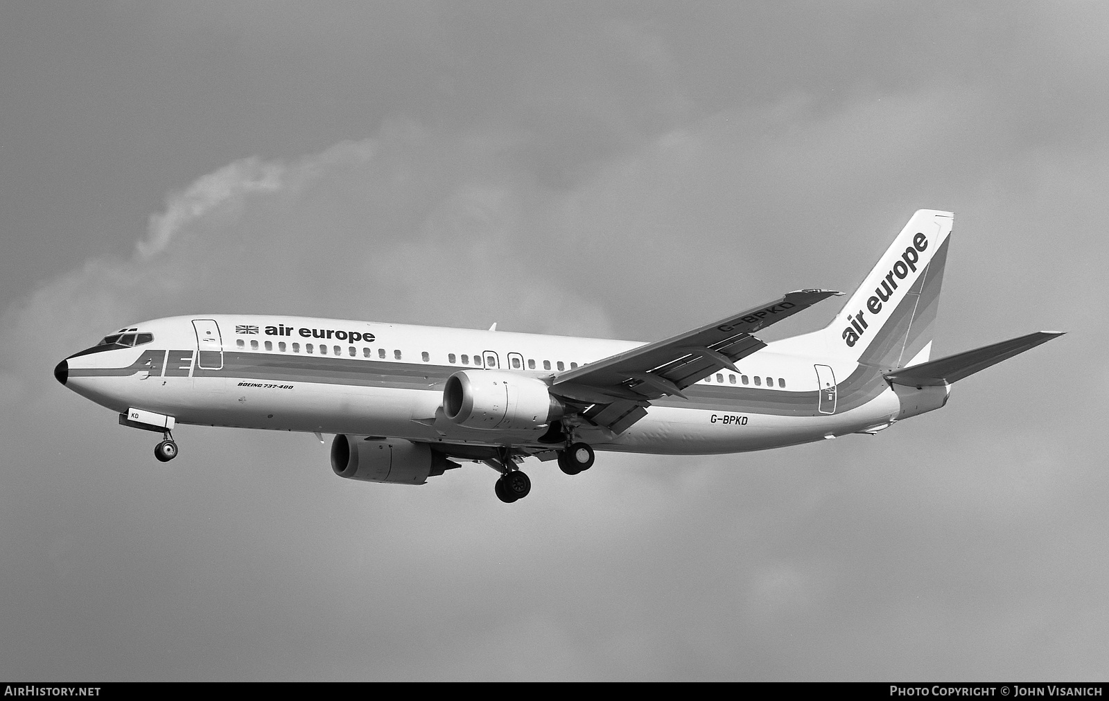 Aircraft Photo of G-BPKD | Boeing 737-4S3 | Air Europe | AirHistory.net #486026