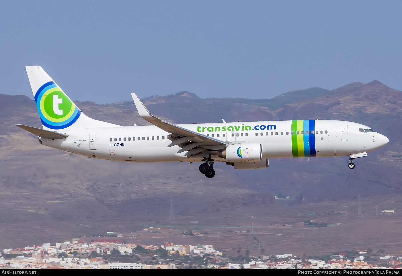 Aircraft Photo of F-GZHB | Boeing 737-8GJ | Transavia | AirHistory.net #486054