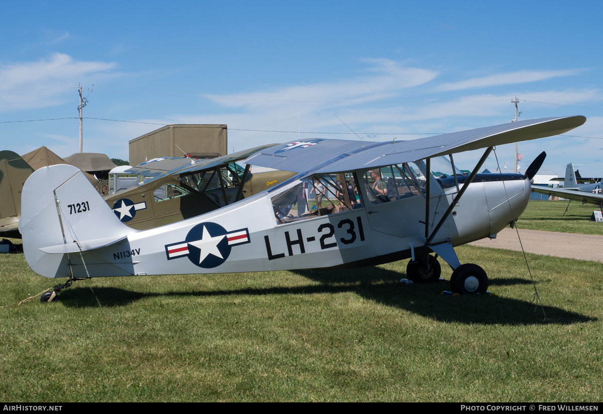 Aircraft Photo of N1134V / 71231 | Aeronca L-16A (7BCM) | USA - Air Force | AirHistory.net #486055